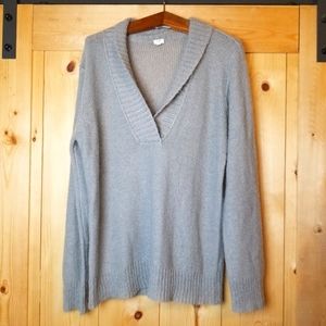 J. Crew Factory Dolce Shawl Collar Wool Mohair Knit Blend Sweater